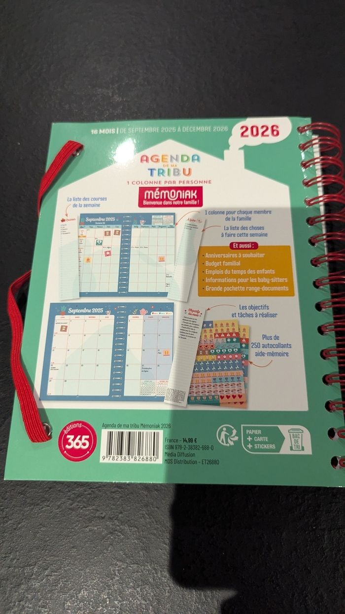 Agenda de ma tribu Memoniak - photo numéro 2