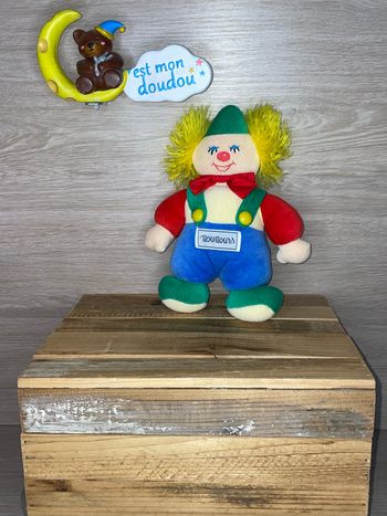NOU158 doudou clown 🤡 nounours