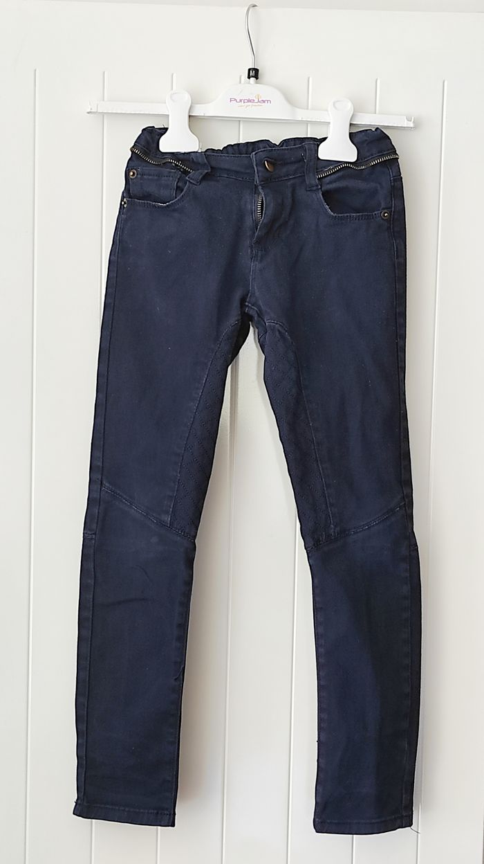 Jean skinny fille – 9 ans – bleu marine - photo numéro 2