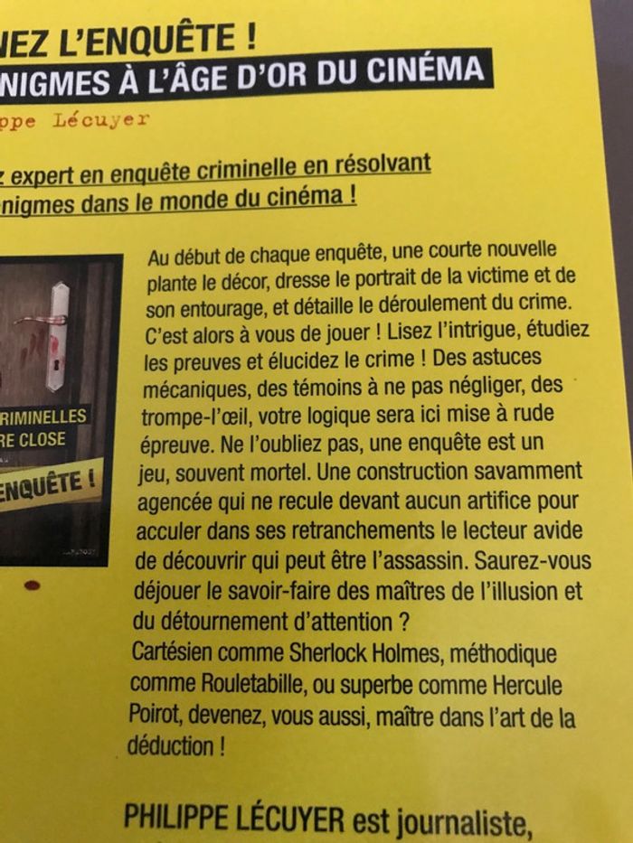 Livre 25 énigmes à l’âge du cinéma - photo numéro 3