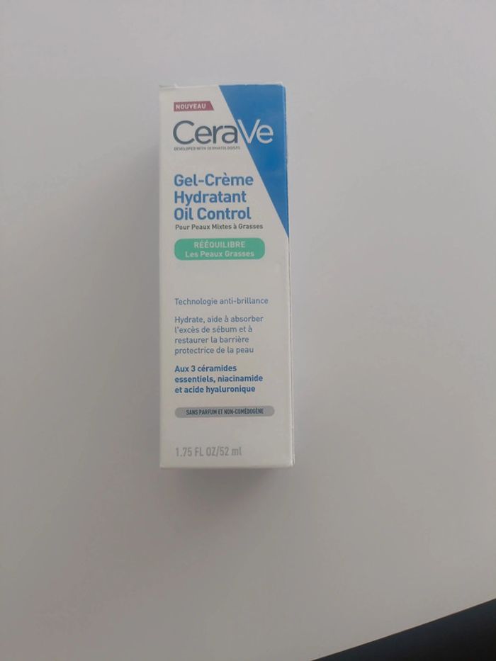 Cerave gel crème pour peaux mixtes a grasse