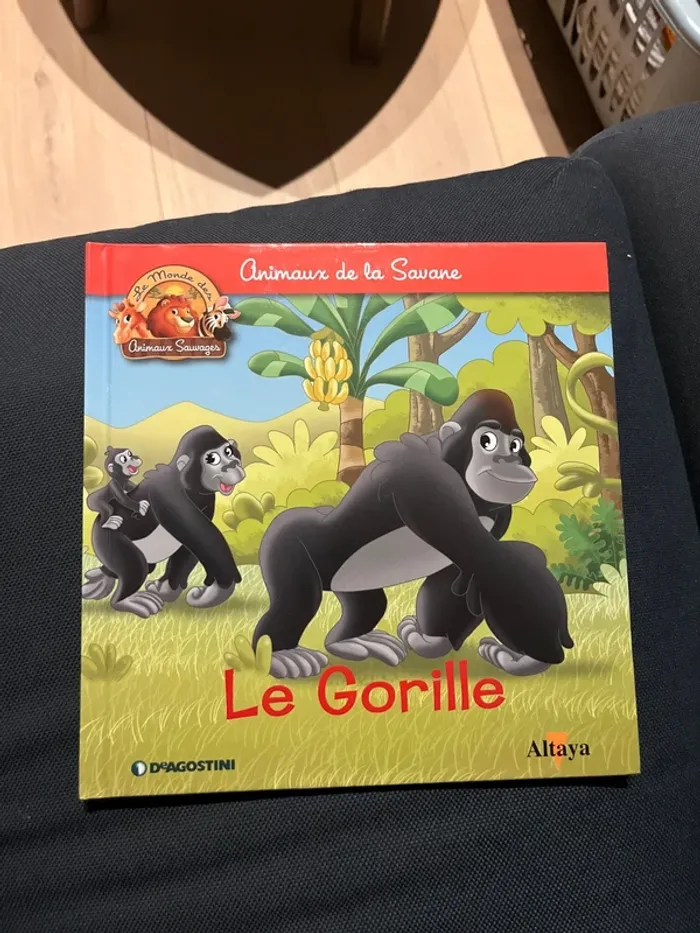 Livre pour enfants altaya le gorille