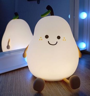 Veilleuse Poire, Lampe Poire Pour Chambre de Bébé ou Enfant
