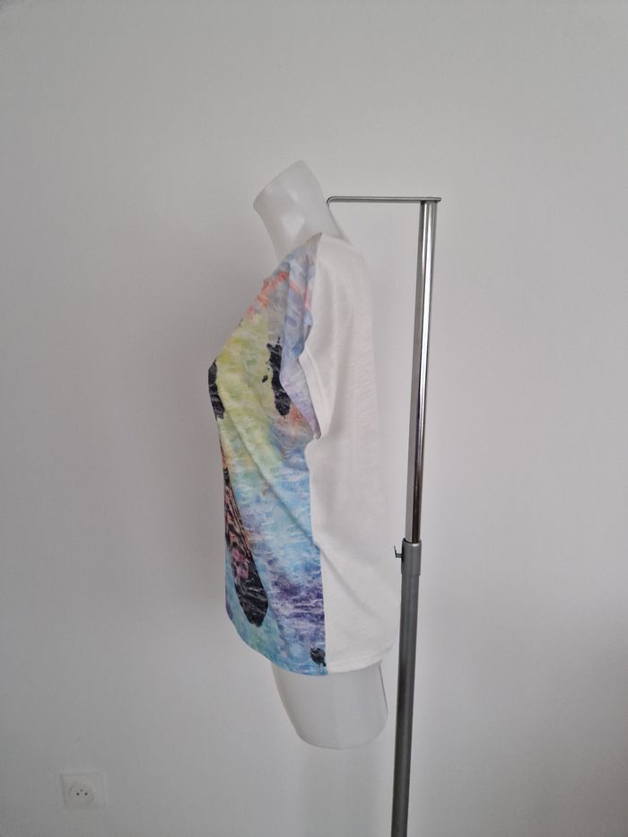 Haut zébre coloré effet craquelé Pimkie - photo numéro 2