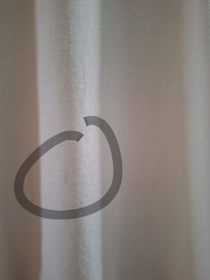 Polo blanc à manches longues zippé au cou - photo numéro 5