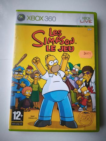 Jeu xbox 360 les Simpsons complet