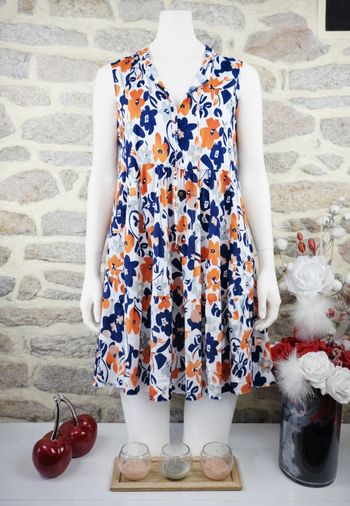 Robe vent floral chic multicolore Femme taille 54 marque Missguided 🌺