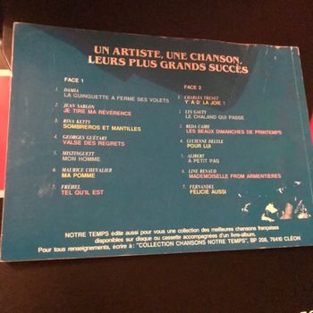 Un artiste ´ une chanson * prix 2e * kiki60230