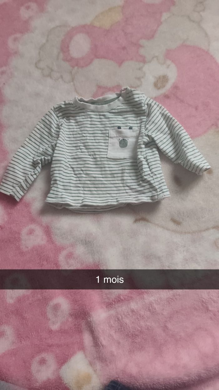Maillot manches longues 1 mois - photo numéro 5