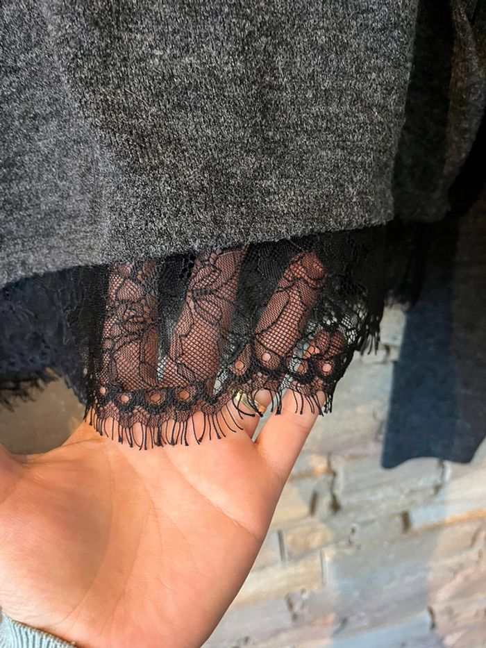 Joli pull court taille L de chez Zara - photo numéro 3