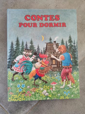 Contes pour s'endormir, magnifique livre de conte vintage 1993 illustrations