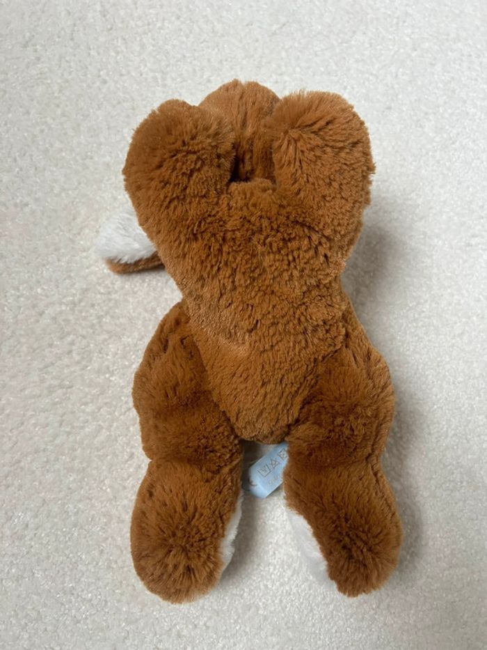 Peluche lapin marron Nicotoy - photo numéro 4