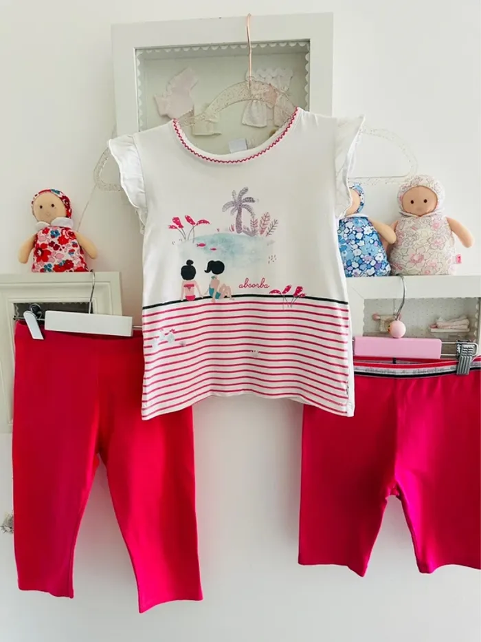 Lot pyjamas coton