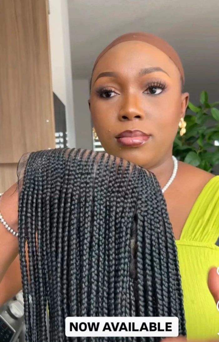 Perruque dentelle braid perruque fulani perruque braid - photo numéro 2