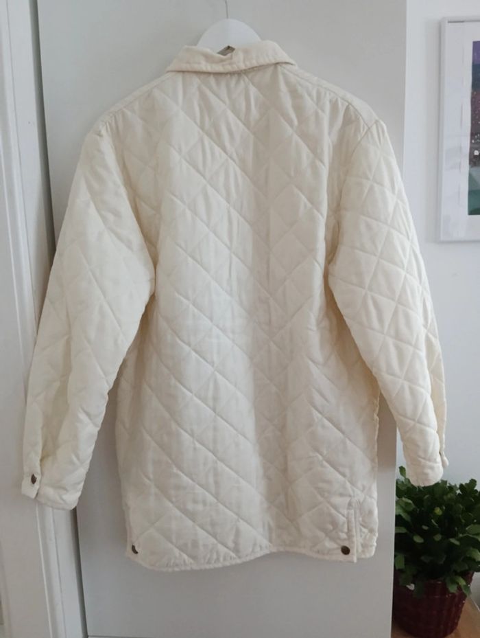 Veste matelassée blanche vintage - photo numéro 5