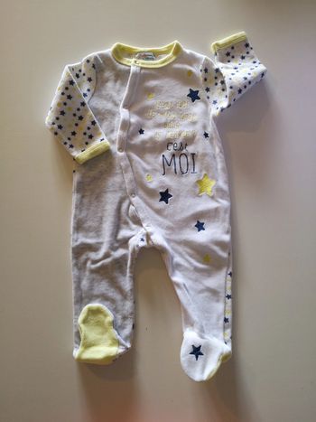 Pyjama manin et valentin 9 mois