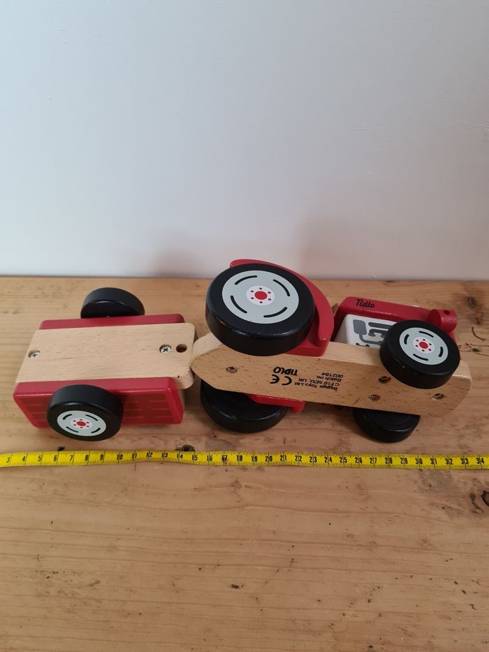 Tracteur et remorque bois Tidlo - photo numéro 3