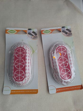 Lot de 2 paquets de caissettes à pâtisserie