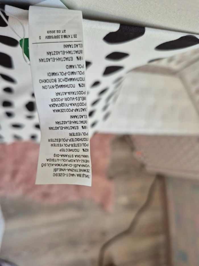 💕joli maillot de bain 1 pièce à pois look rétro chic benetton femme TS/ 36 💕 - photo numéro 14