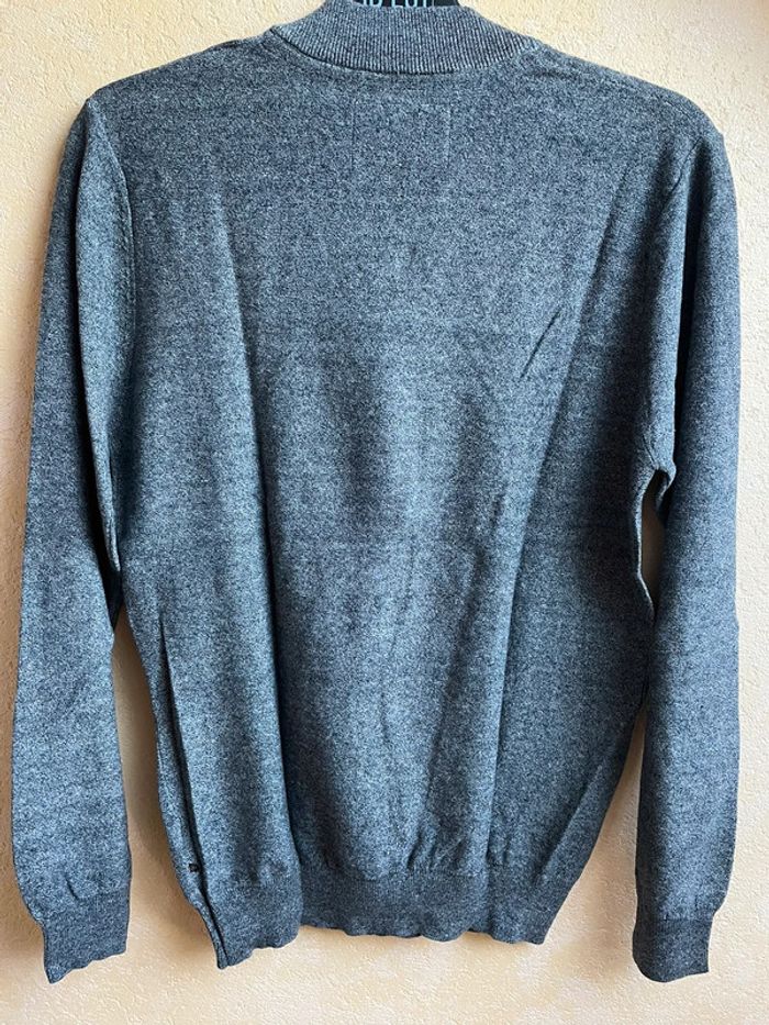 Pull gris foncé homme - photo numéro 2