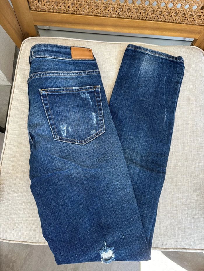 Jean slim à trous leana woman taille 38