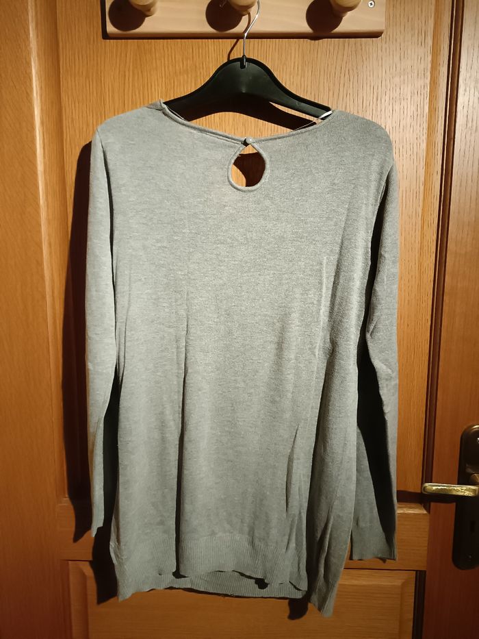 Pull long gris - photo numéro 3