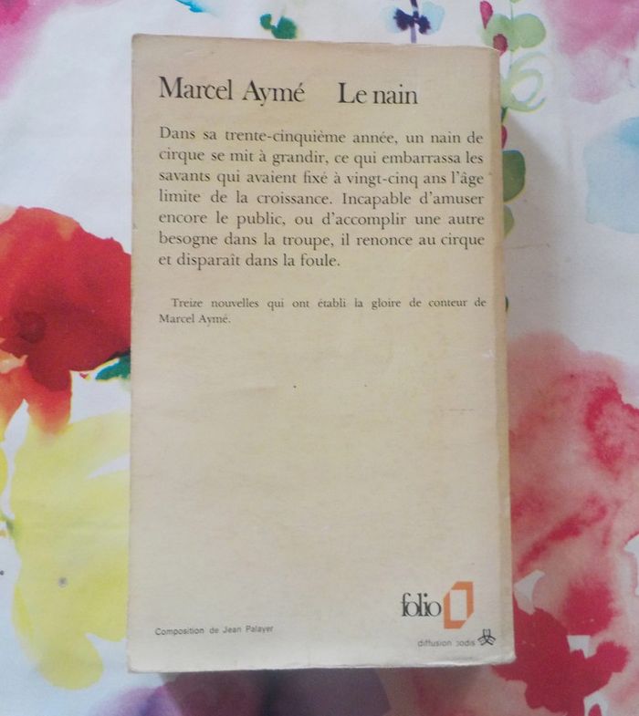 Le Nain de Marcel Aymé Ed. Folio 1977 - photo numéro 2