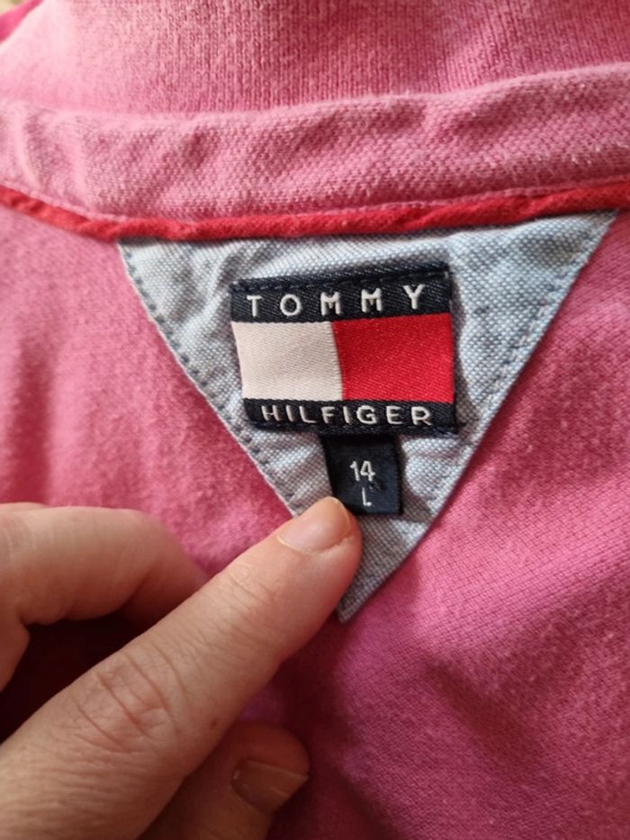 Polo tommy hilfiger T34-36 ou 164 - photo numéro 5