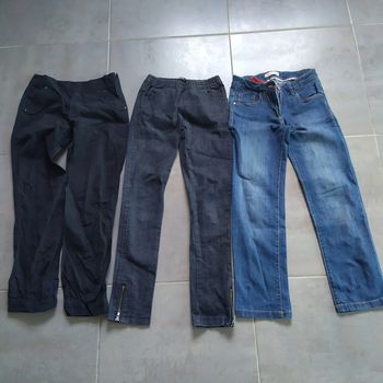 Lot de 3 pantalons fille en 10 ans