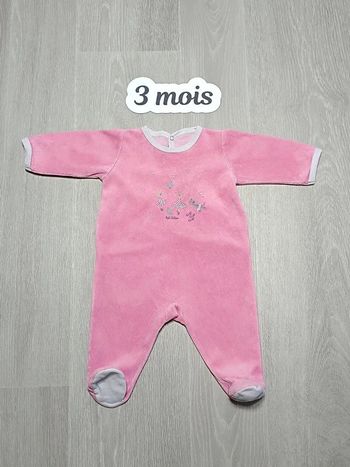 Pyjama bébé fille taille 3 mois