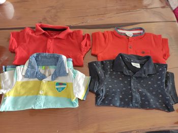 Lot 4 T-shirts été 6 mois