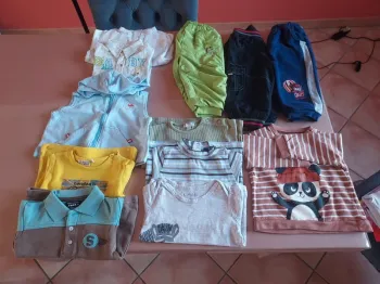 lot 12 vêtements garçon 18 mois
