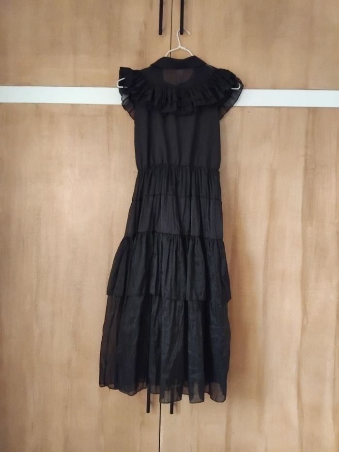MERCREDI ADDAMS Déguisement Halloween Robe  Taille 13 - 14 ans 🖤 - photo numéro 5