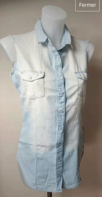 🌼 chemise sans manches très légere taille 38 🌼