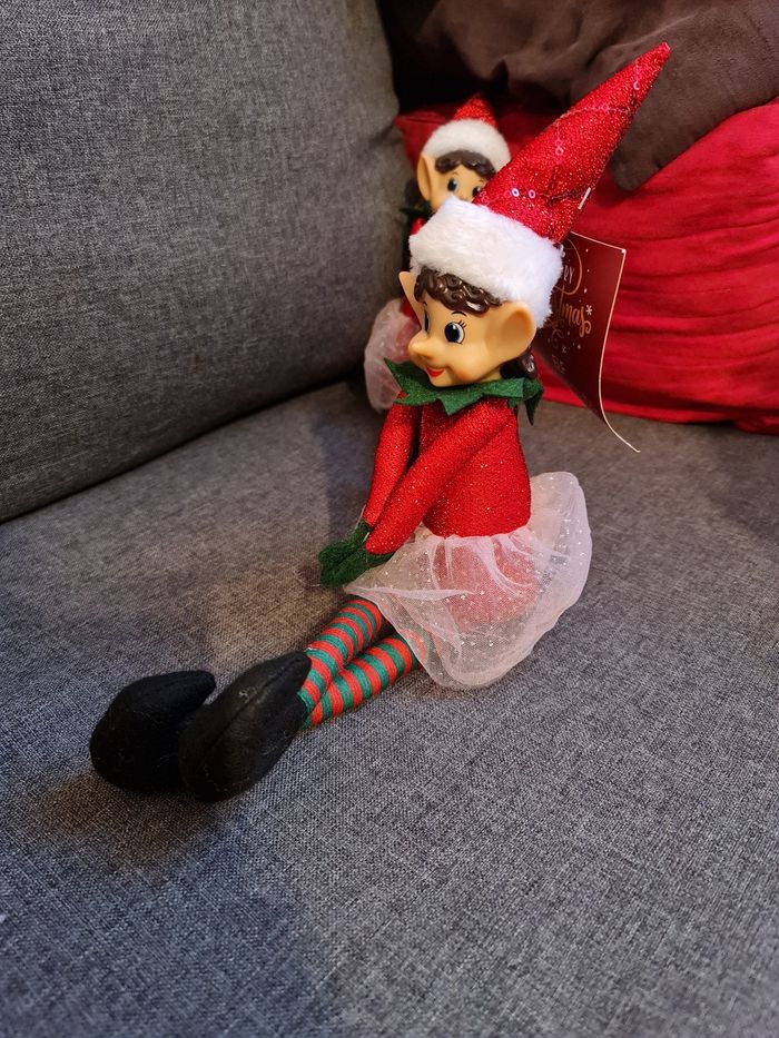 Lutin farceur fille Noël neuf - photo numéro 4