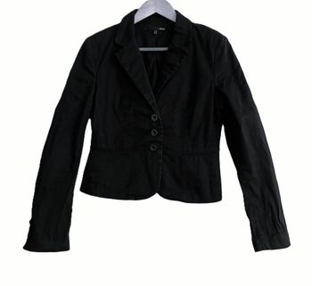 Veste noire à épaulettes. Etam. Coton. Taille 36