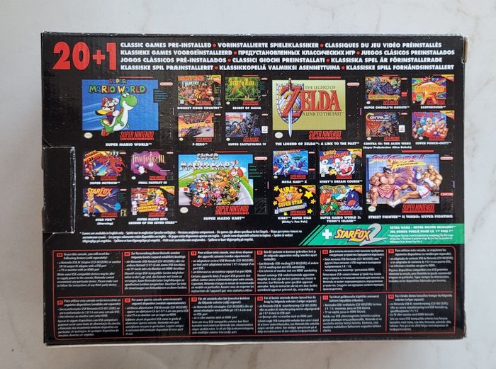 Super Nintendo Classic Mini 21 Jeux Inclus Neuve Scellé - photo numéro 3