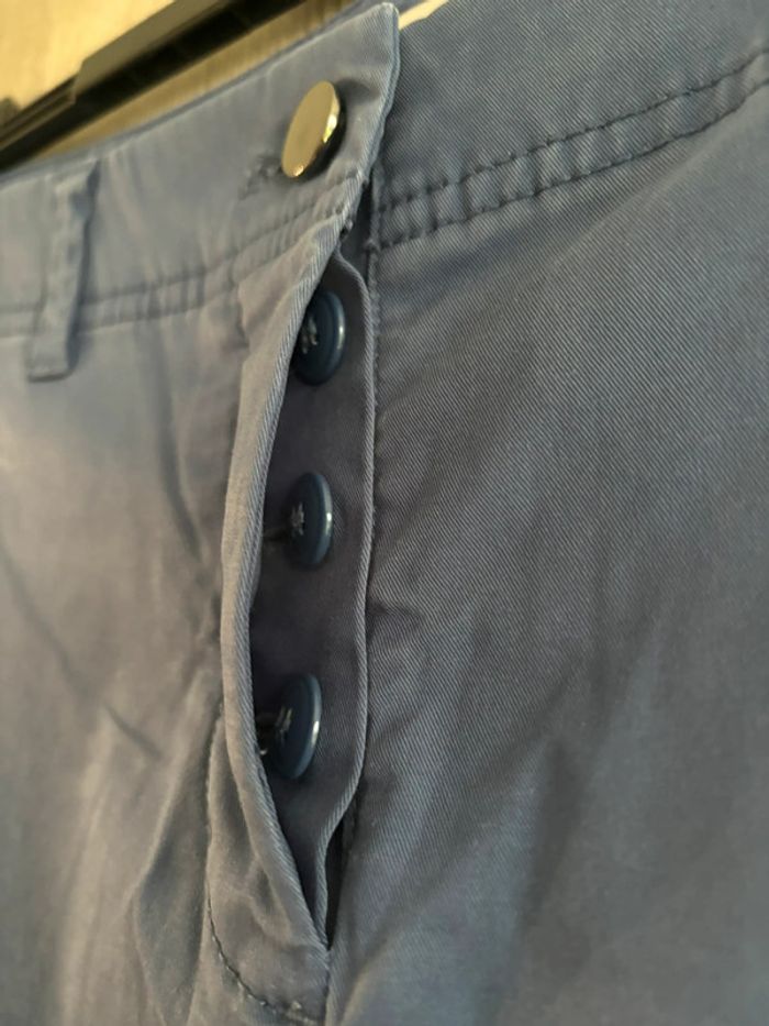 Pantalon Stefanel bleu T42 - photo numéro 4