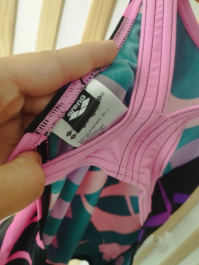 Maillot de bain arena rose/violet 10ans - photo numéro 6