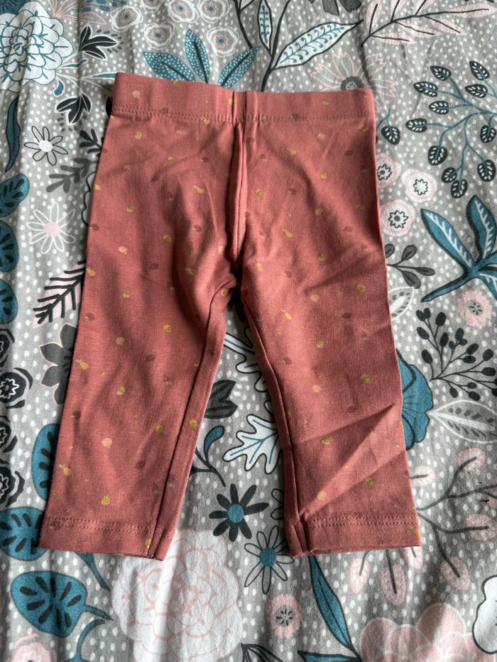 Neuf - Legging à motifs  6 mois Kiabi eco-conception