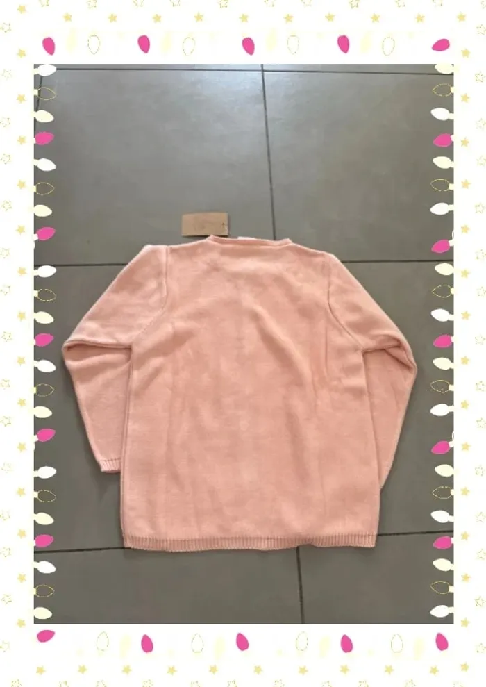 Gilet rose enfant fille taille 10 ans lililotte - photo numéro 6