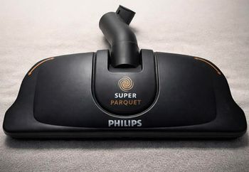 Brosse spéciale parquet-Double patin microfibre