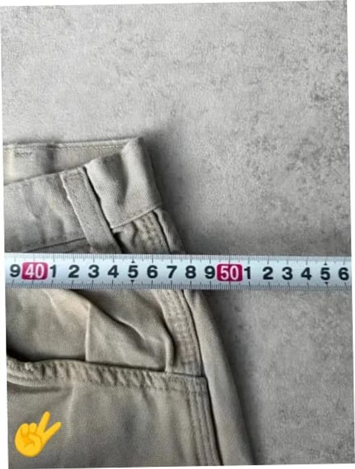 Short cargo coupe large Dickies beige gris homme W36 FR46 US vintage workwear SHO151b - photo numéro 3