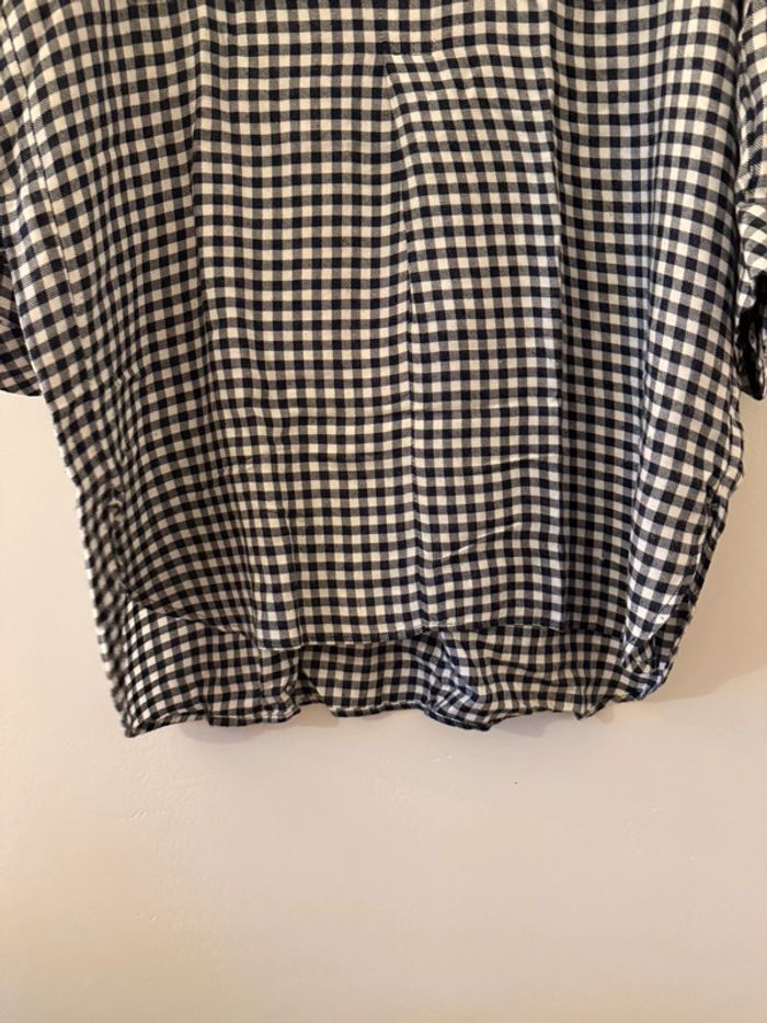 Chemise longue à carreaux Zara - photo numéro 5