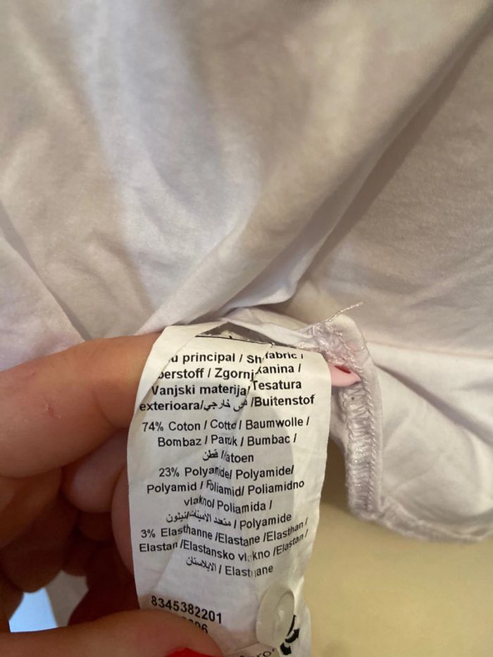 Chemise blanche femme taille 34 de marque grain de malice - photo numéro 5