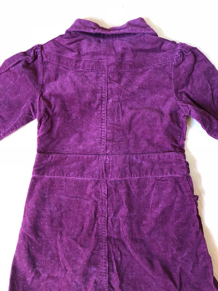 Belle robe longue ML en velours prune H&M T. 2 ans/24 mois/92 cm TBE - photo numéro 4