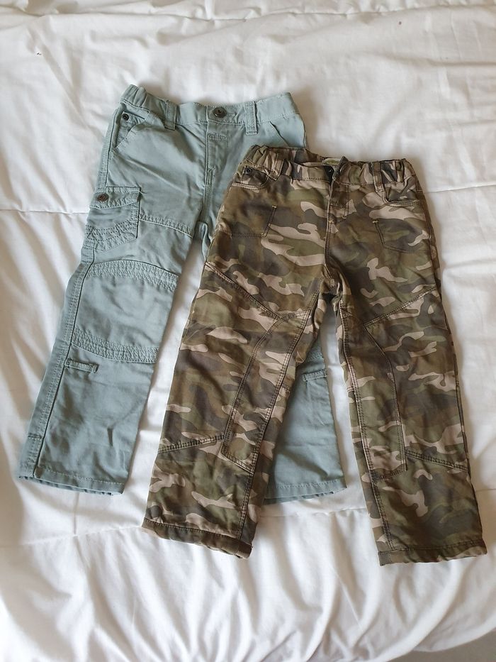 Lot de 2 pantalons vertbaudet garçon taille 3 ans - photo numéro 2