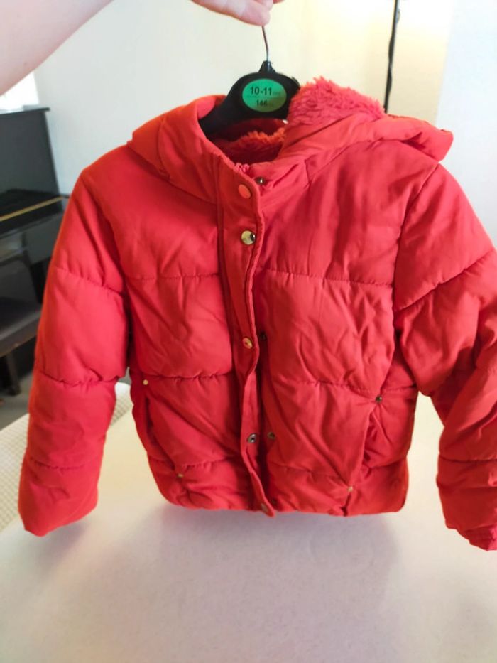 Kiabi 6 ans veste polaire rouge
