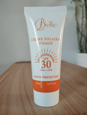 Crème solaire visage