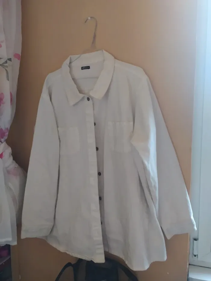 Veste en Jean blanc